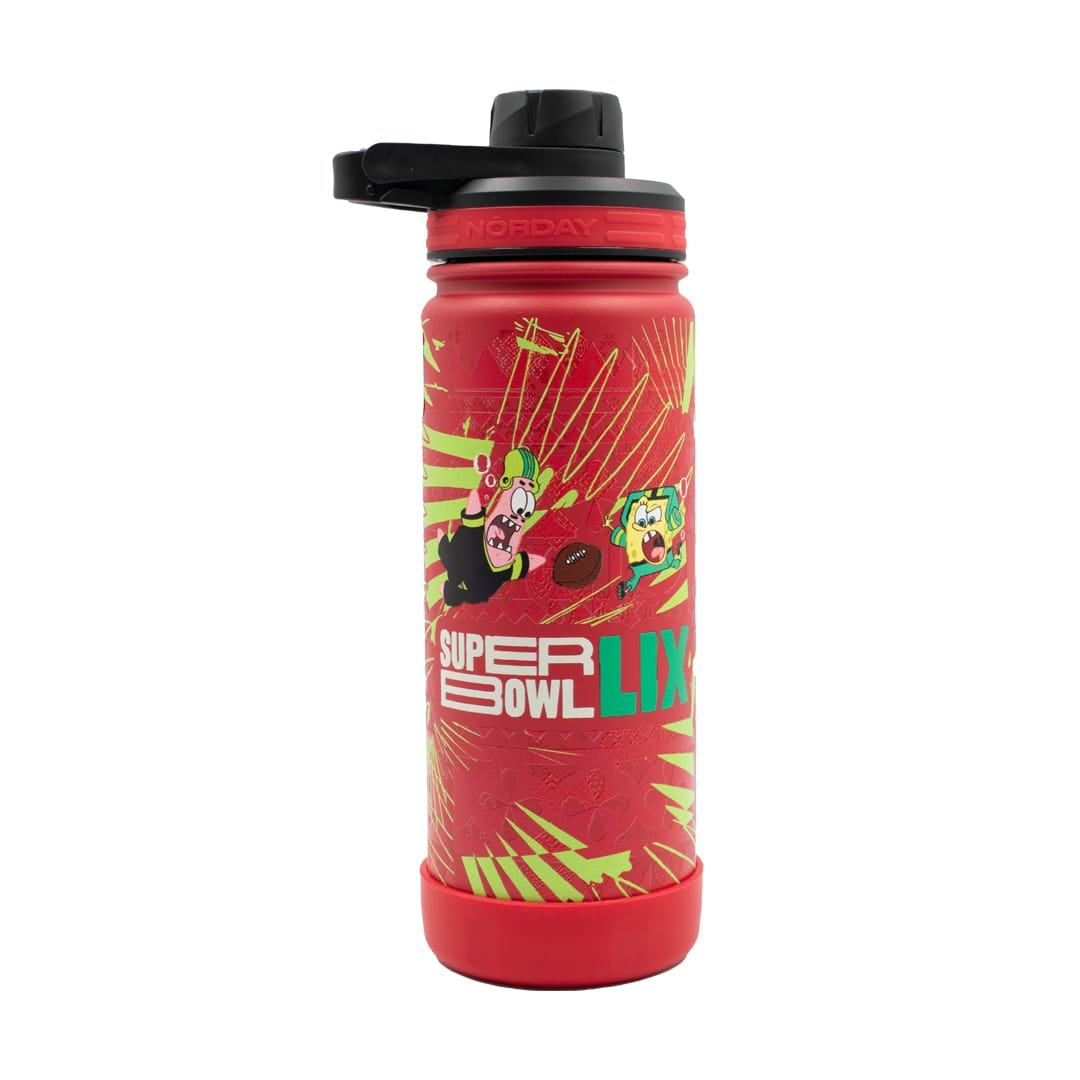 Norday | NFL SpongeBob Active 18 OZ Red-Green