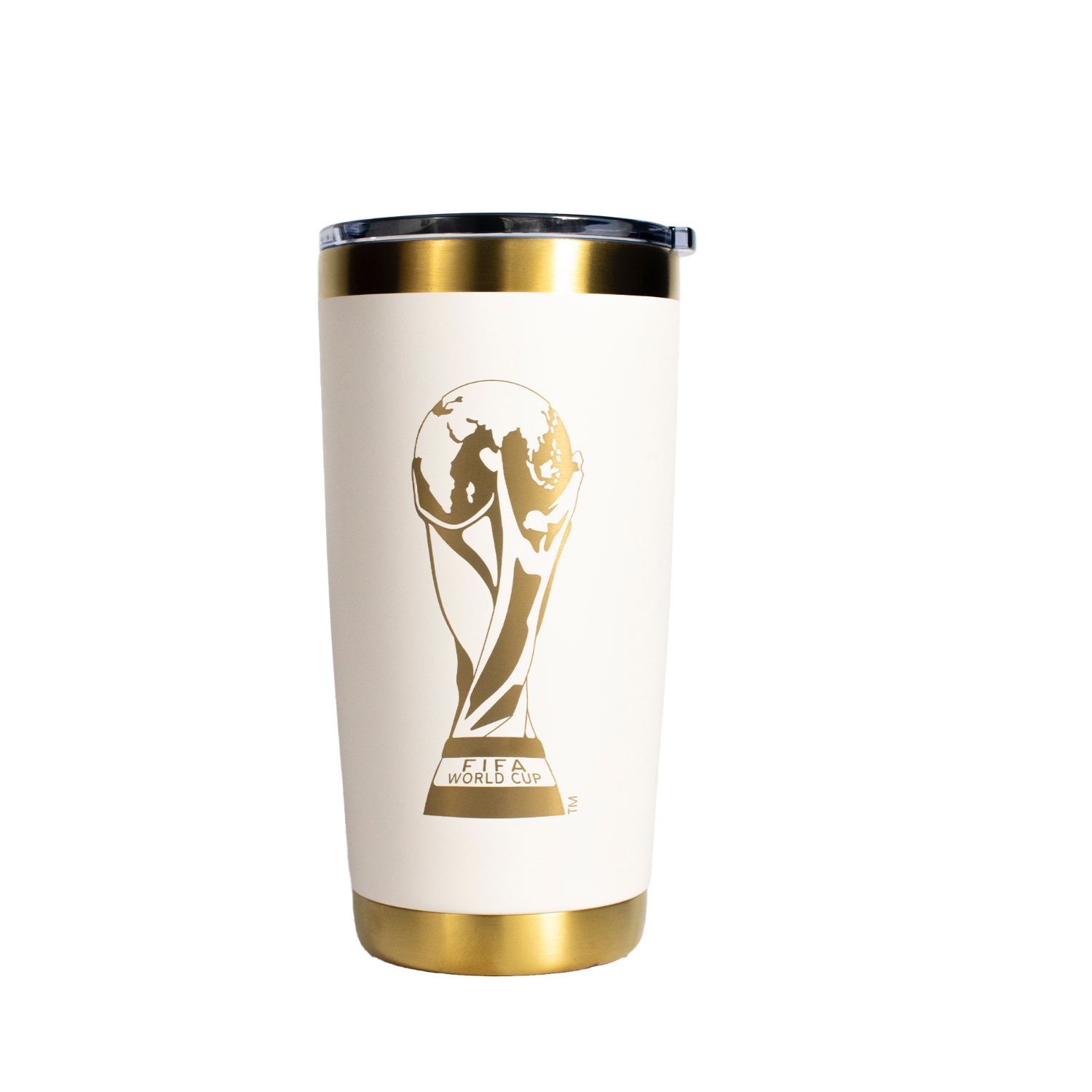 TUMBLER 20 OZ FIFA OFFICAL 26 (FIFA WHITE & GOLD)