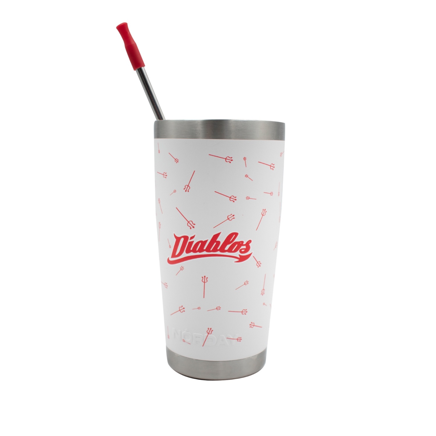 Tumbler 20 oz White Club de Béisbol Diablos Rojos del México